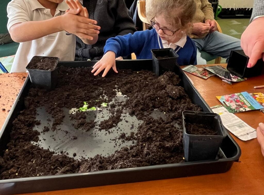 green fingers project at young at heart