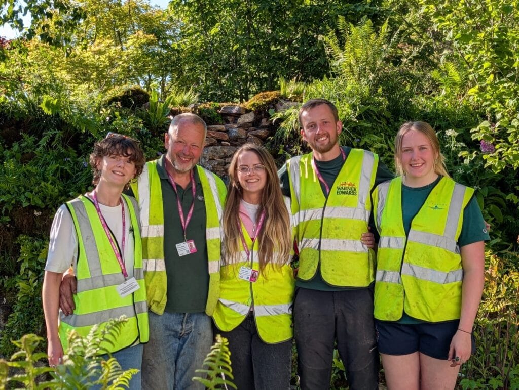 An image of the Frogheath team at the Chelsea Flower Show.